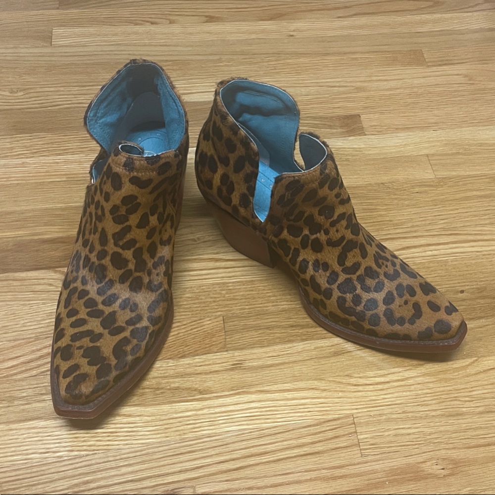 Ariat Leopard Print Ankle Boots Booties